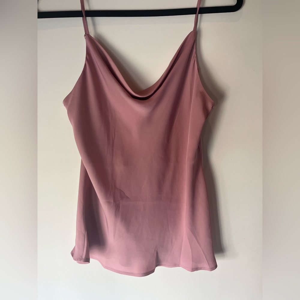 Pink Satin Loft Tank